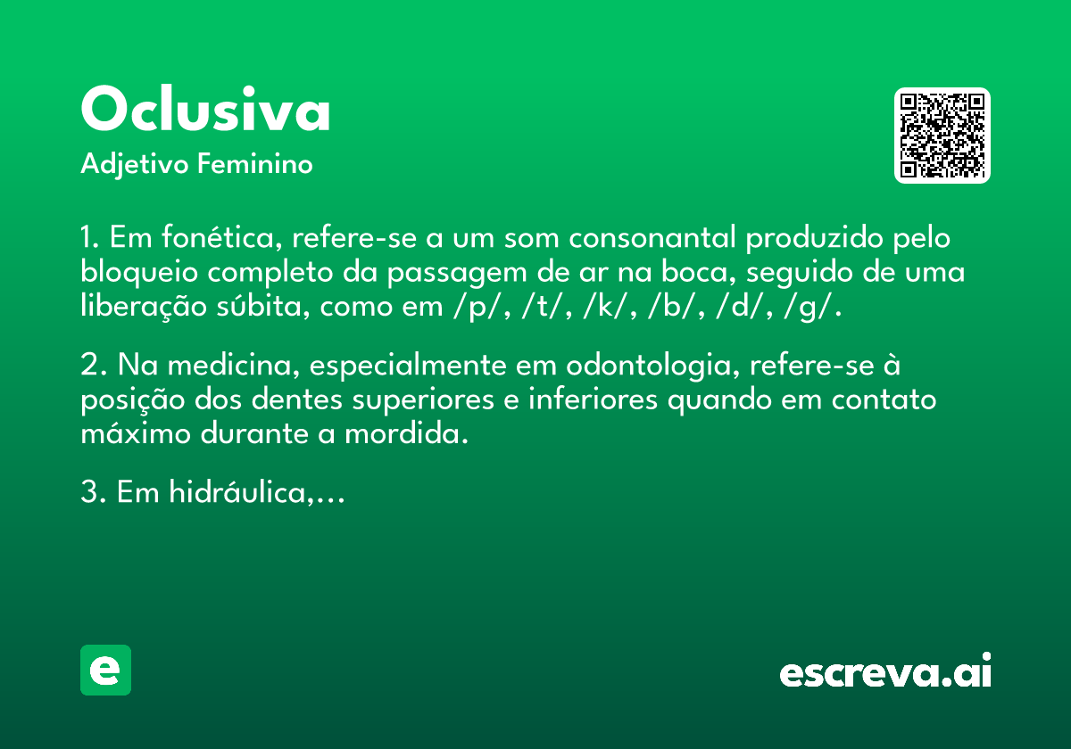 oclusiva
