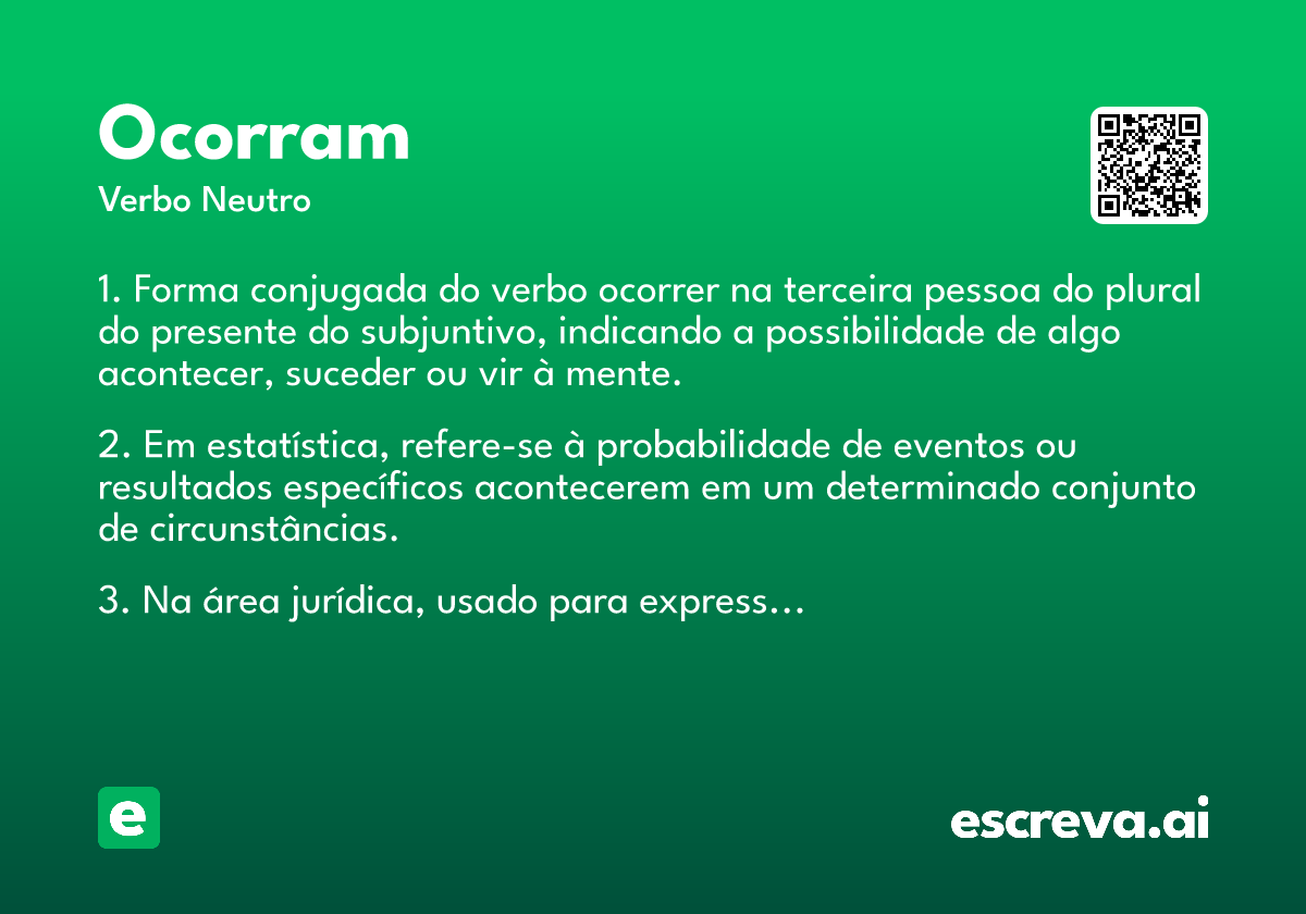 ocorram