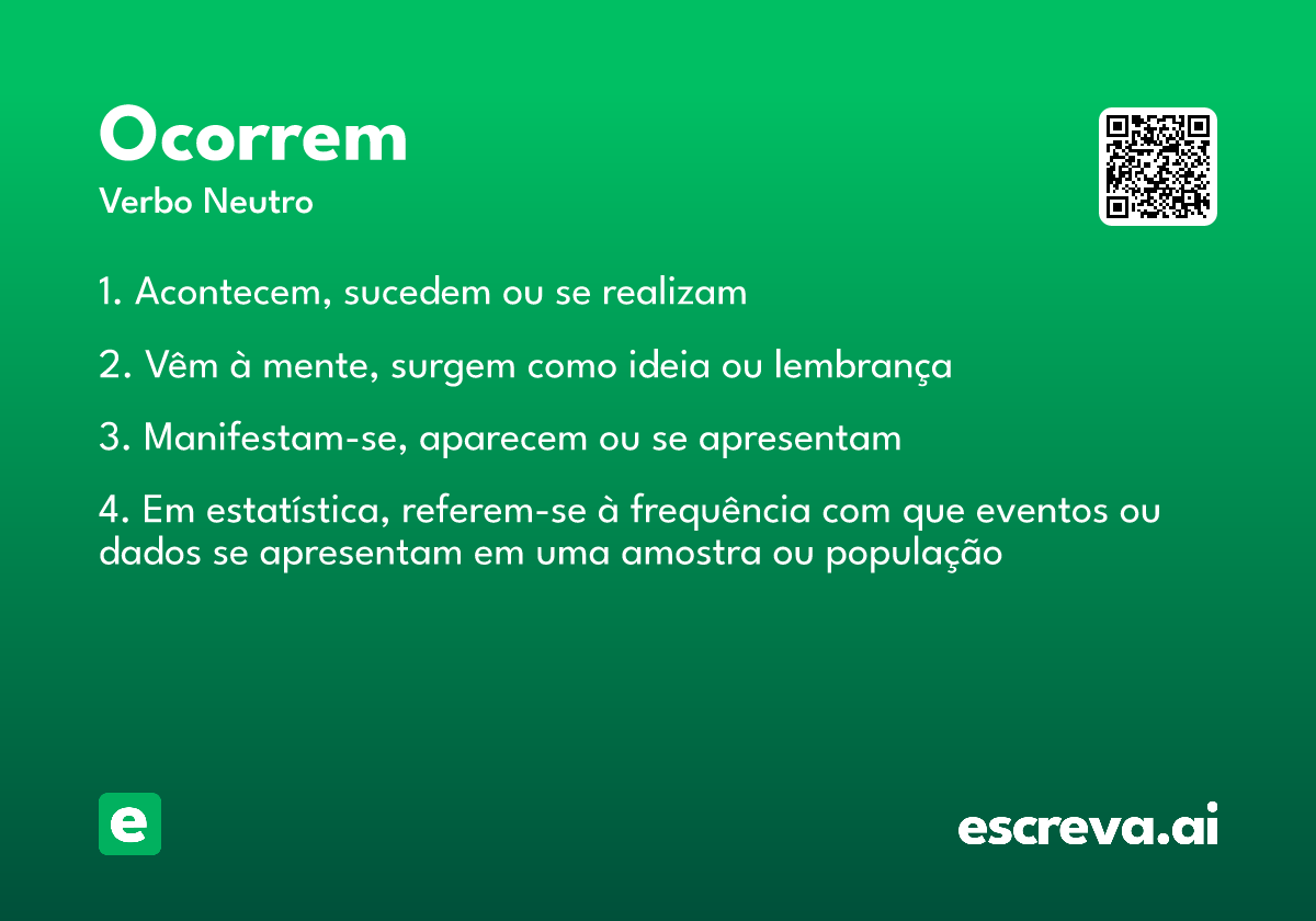 ocorrem