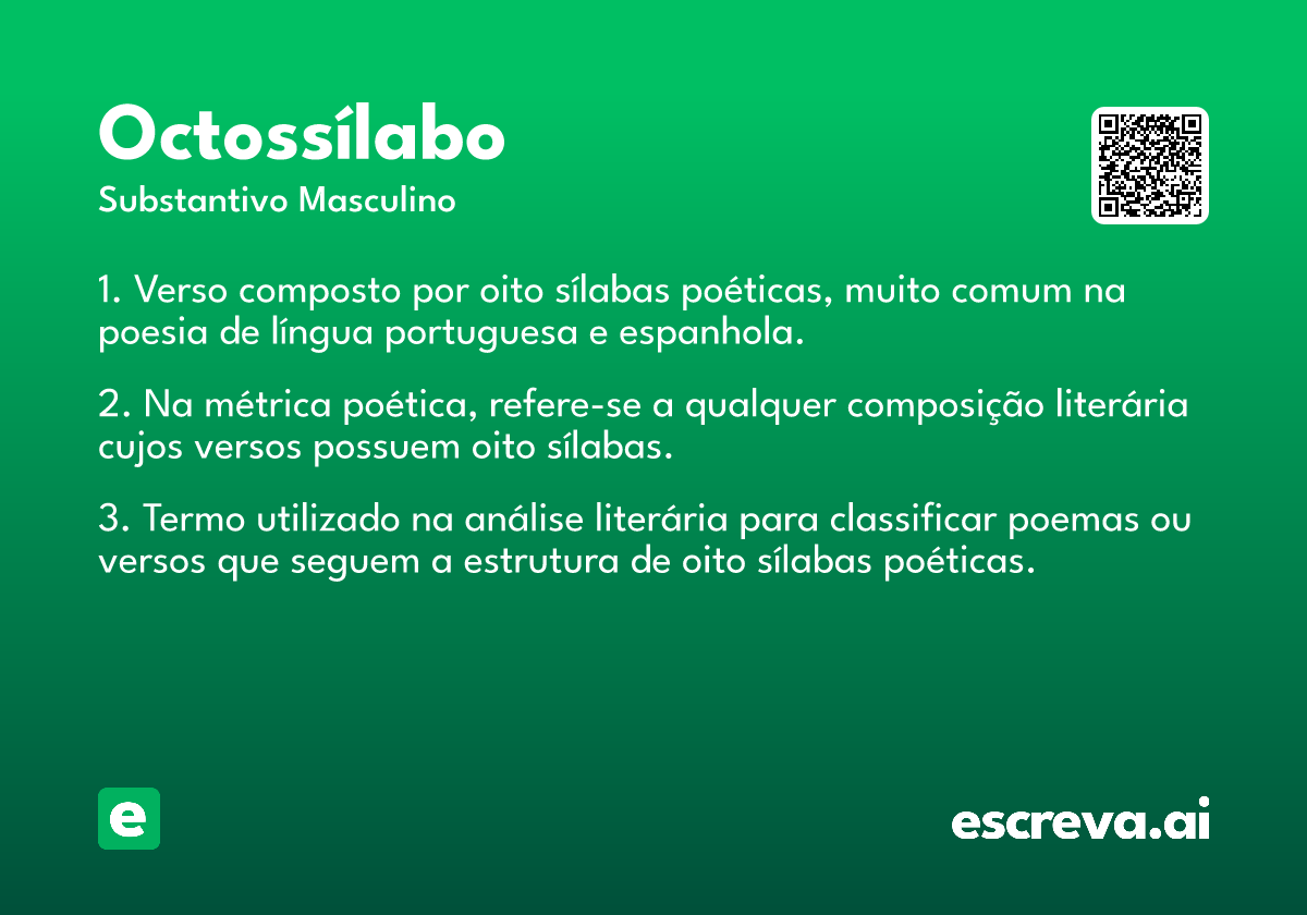 octossílabo