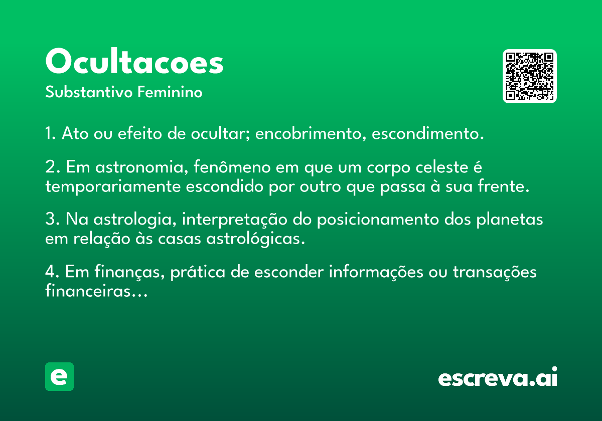 ocultacoes