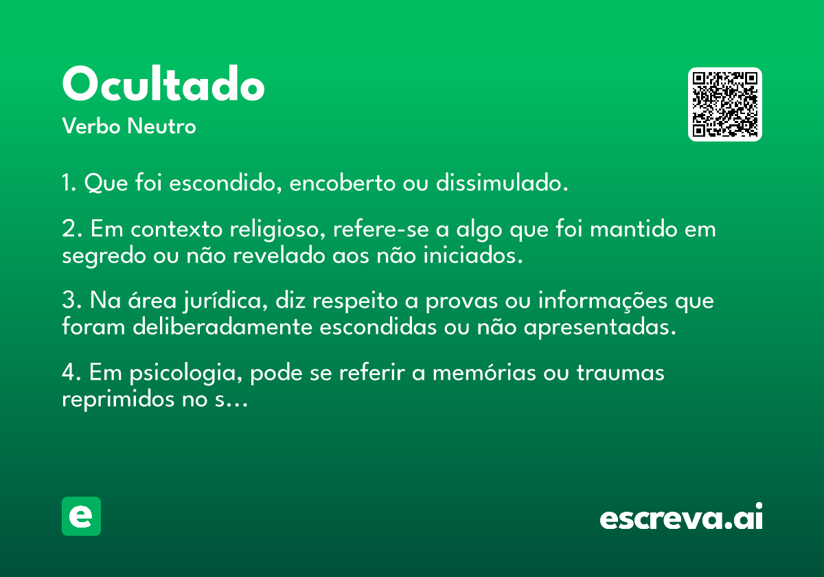ocultado