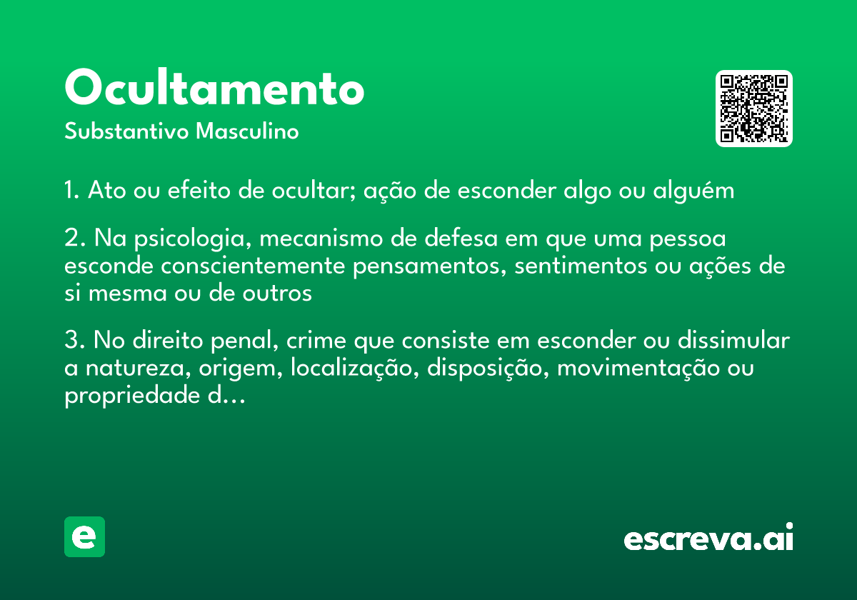 ocultamento