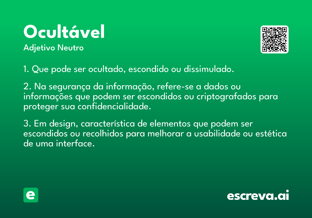 ocultável