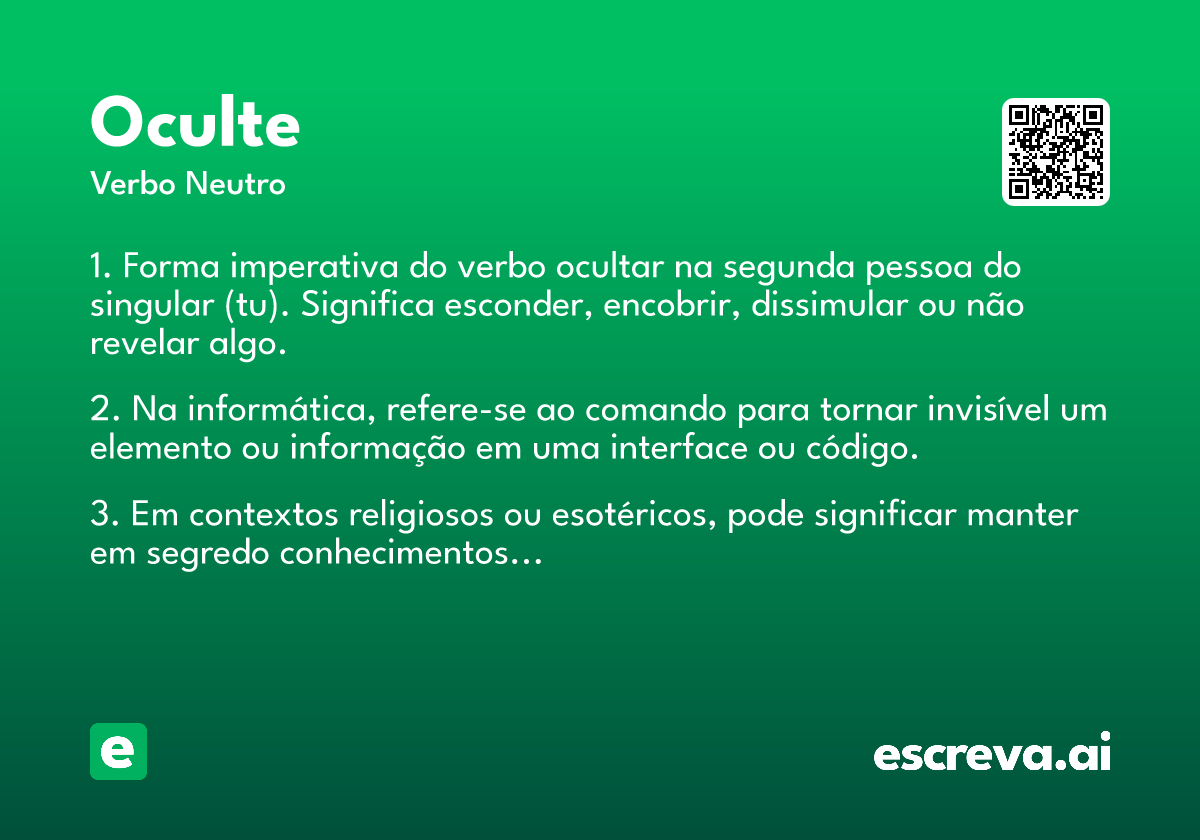 oculte