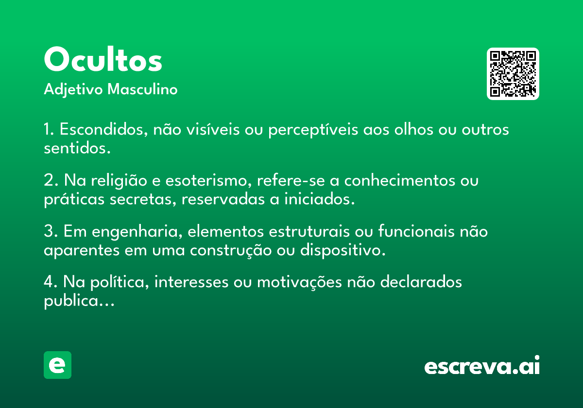 ocultos