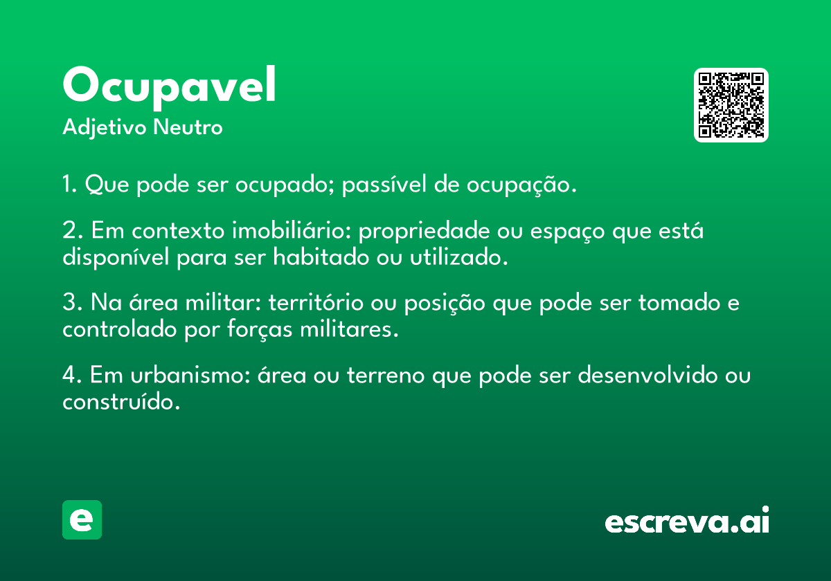 ocupavel