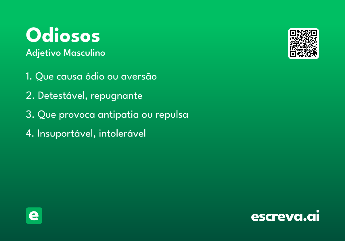 odiosos