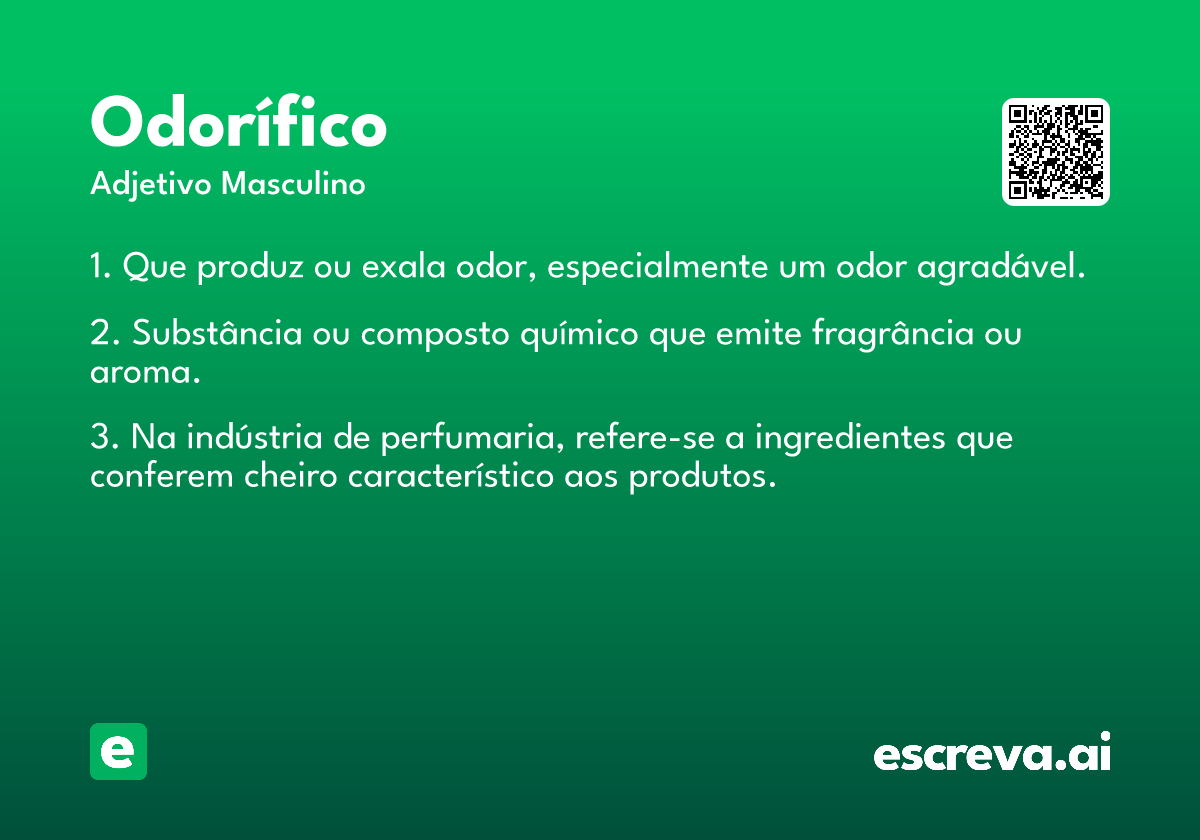 odorífico