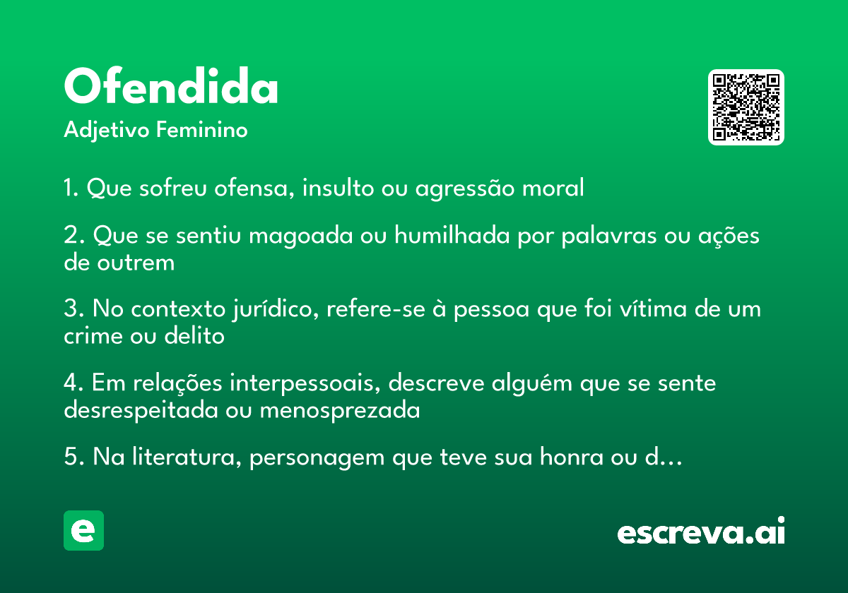 ofendida