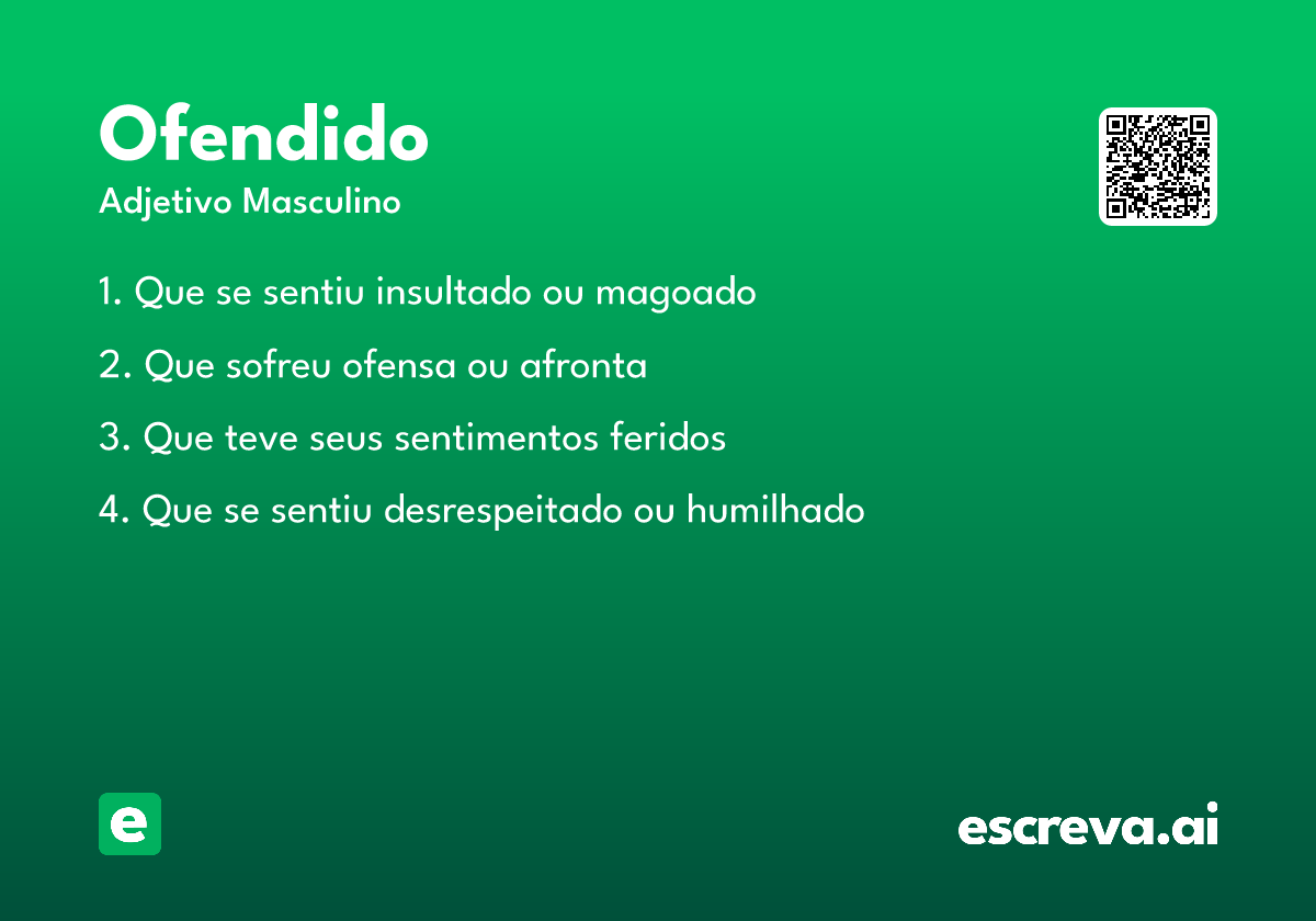 ofendido