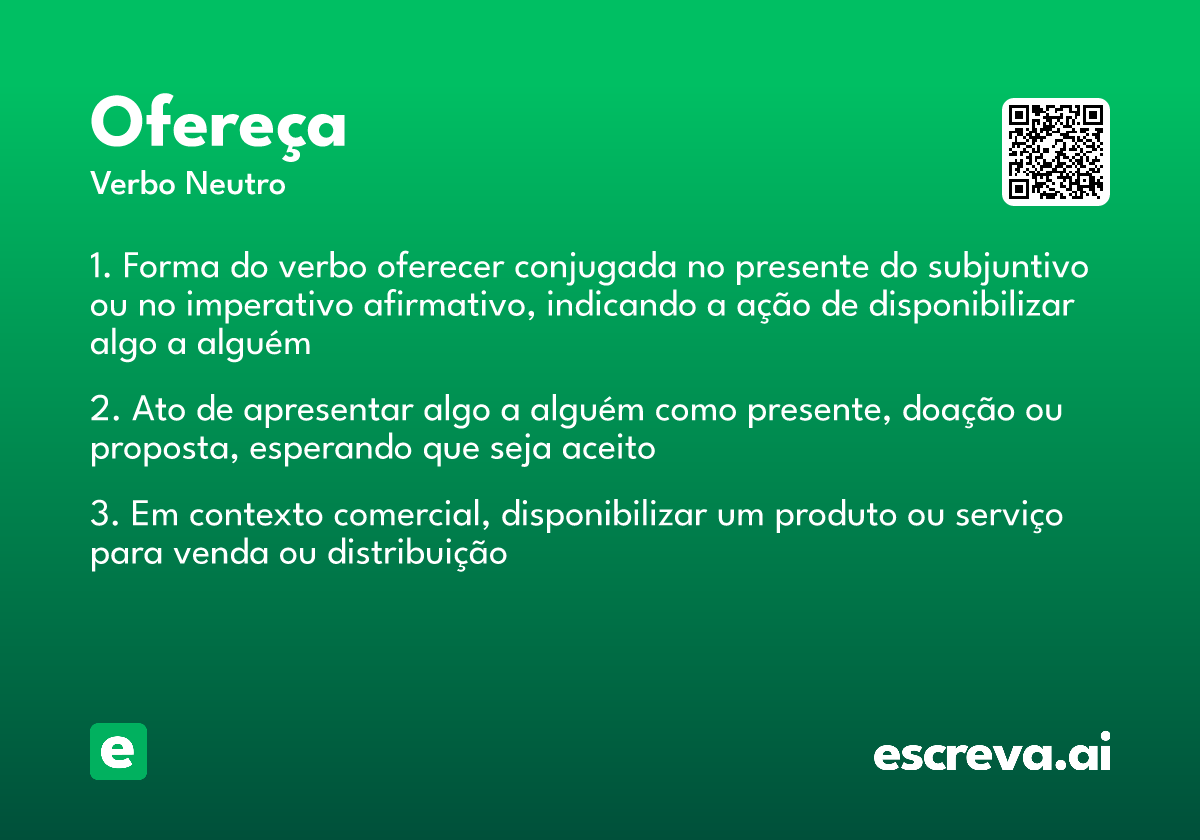 ofereça