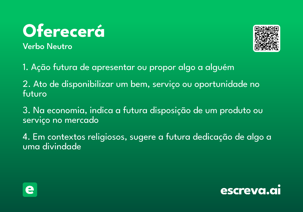 oferecerá