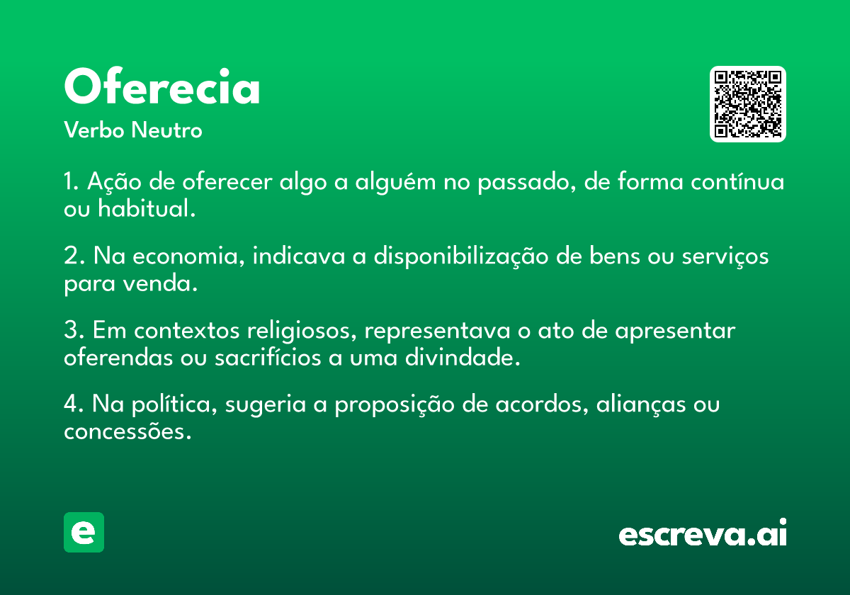oferecia
