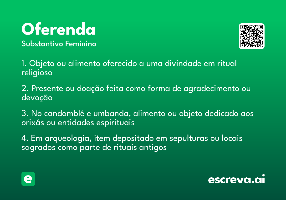 oferenda