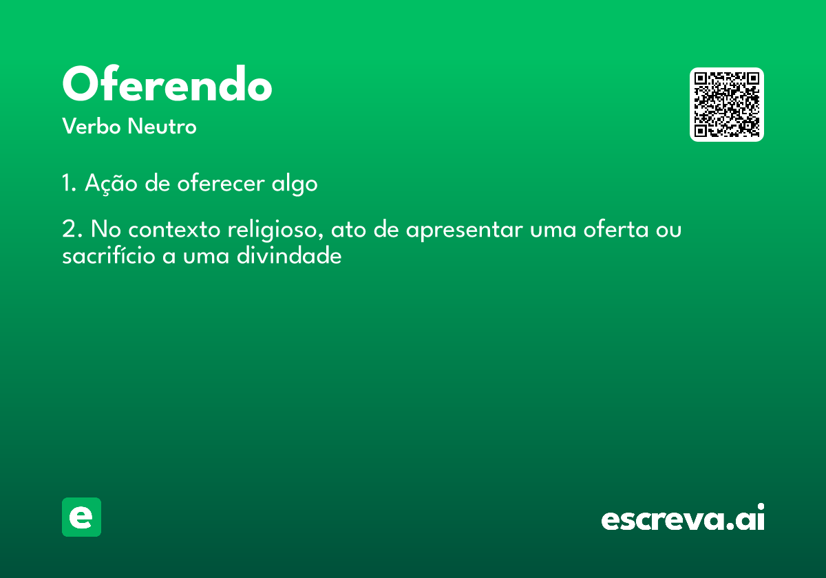 oferendo