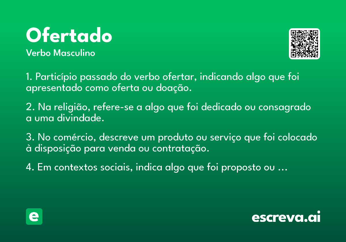 ofertado