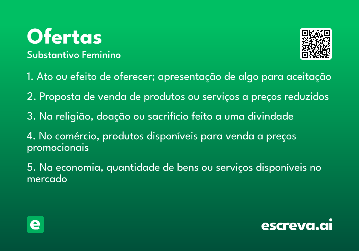 ofertas