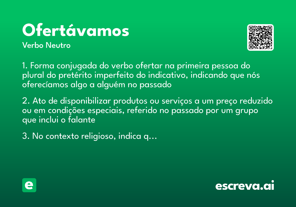 ofertávamos