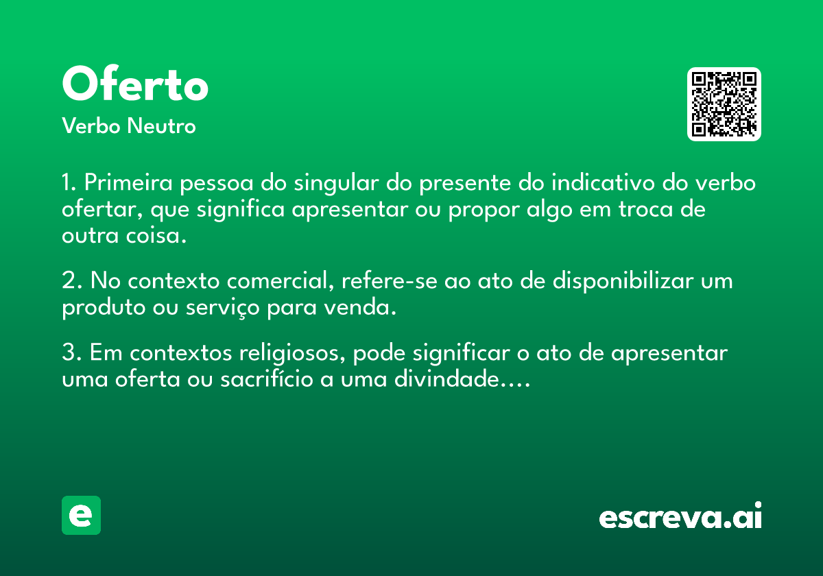 oferto