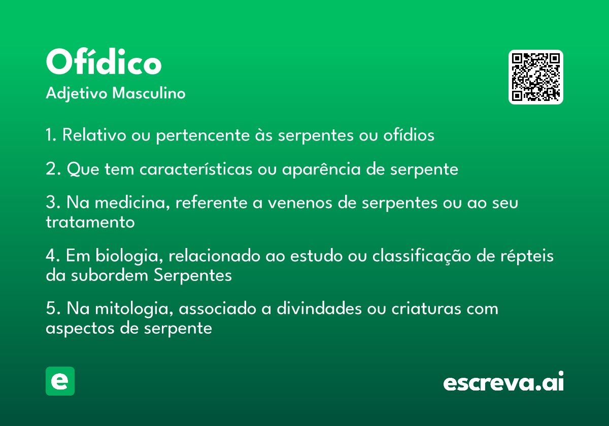 ofídico
