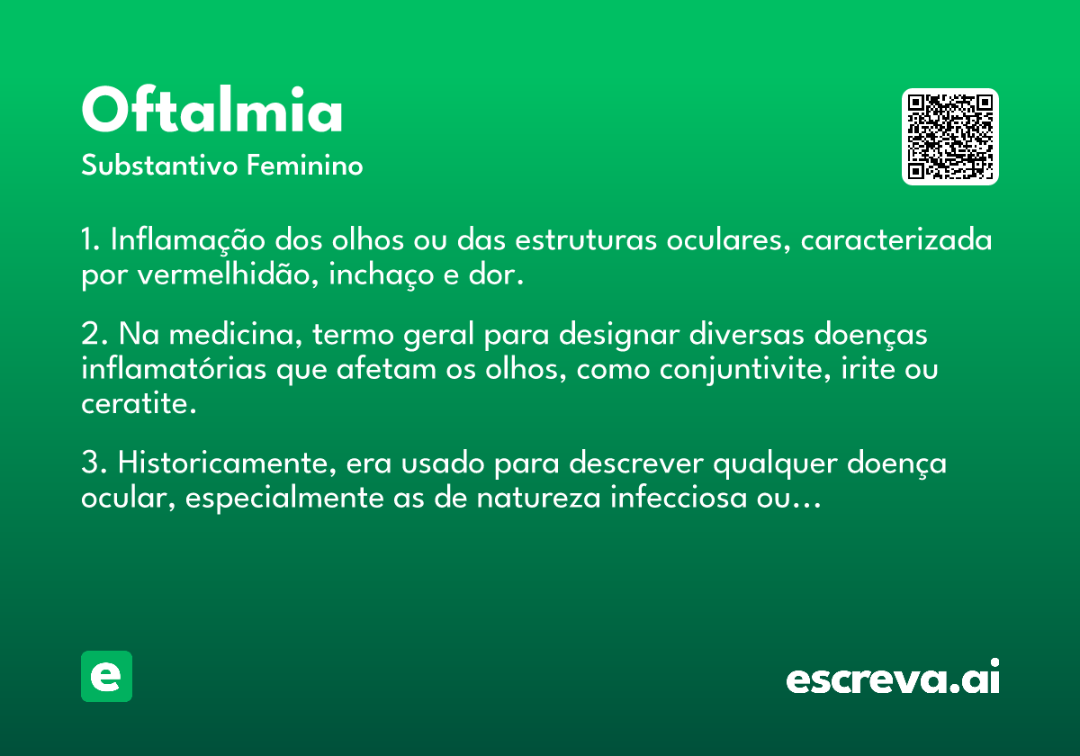 oftalmia