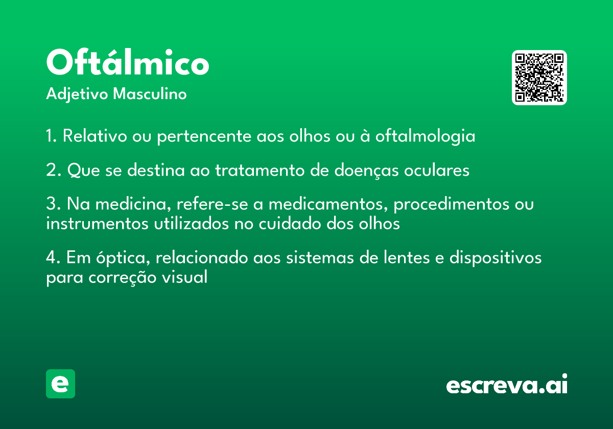 oftálmico