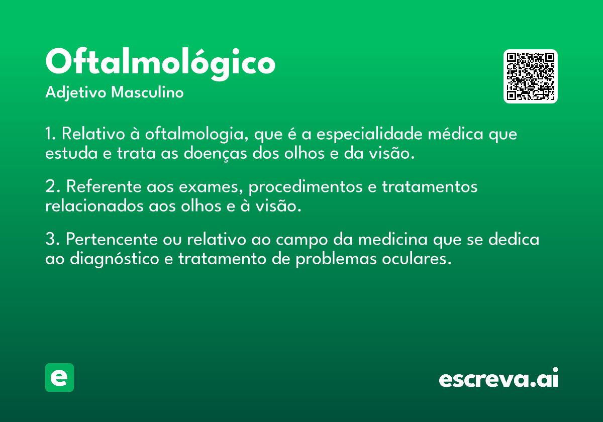 oftalmológico