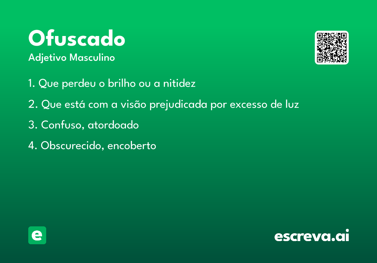 ofuscado