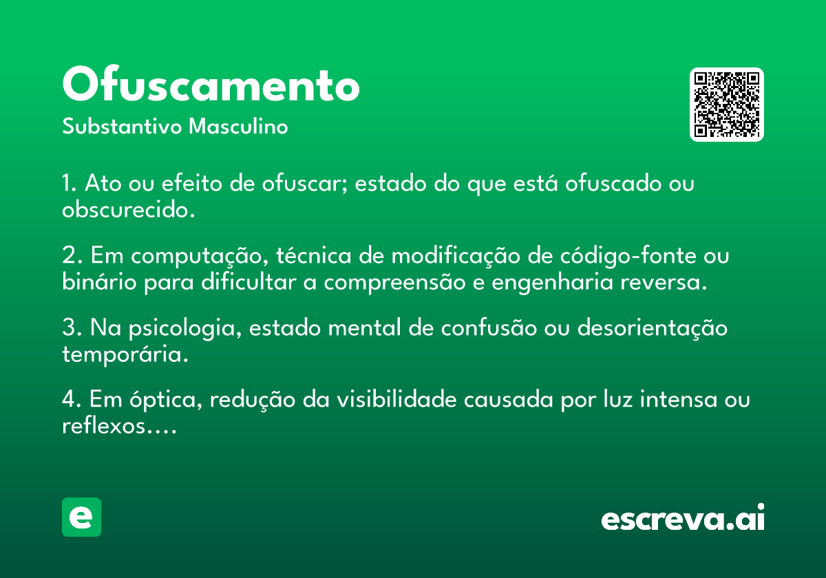 ofuscamento