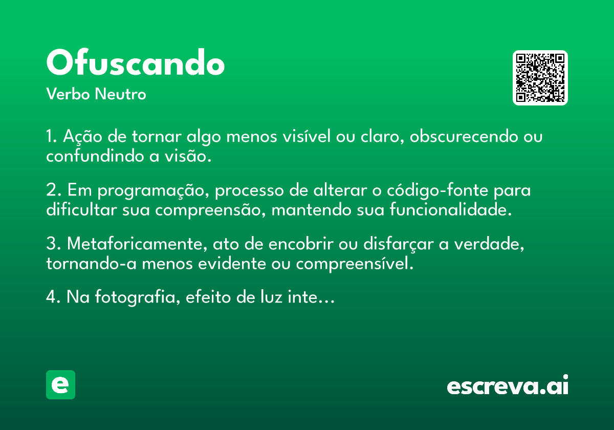ofuscando