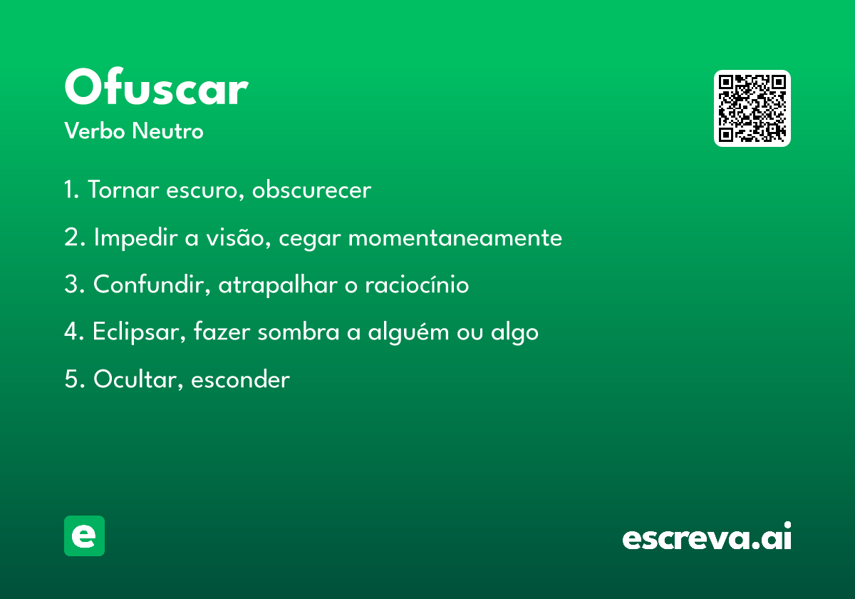 ofuscar