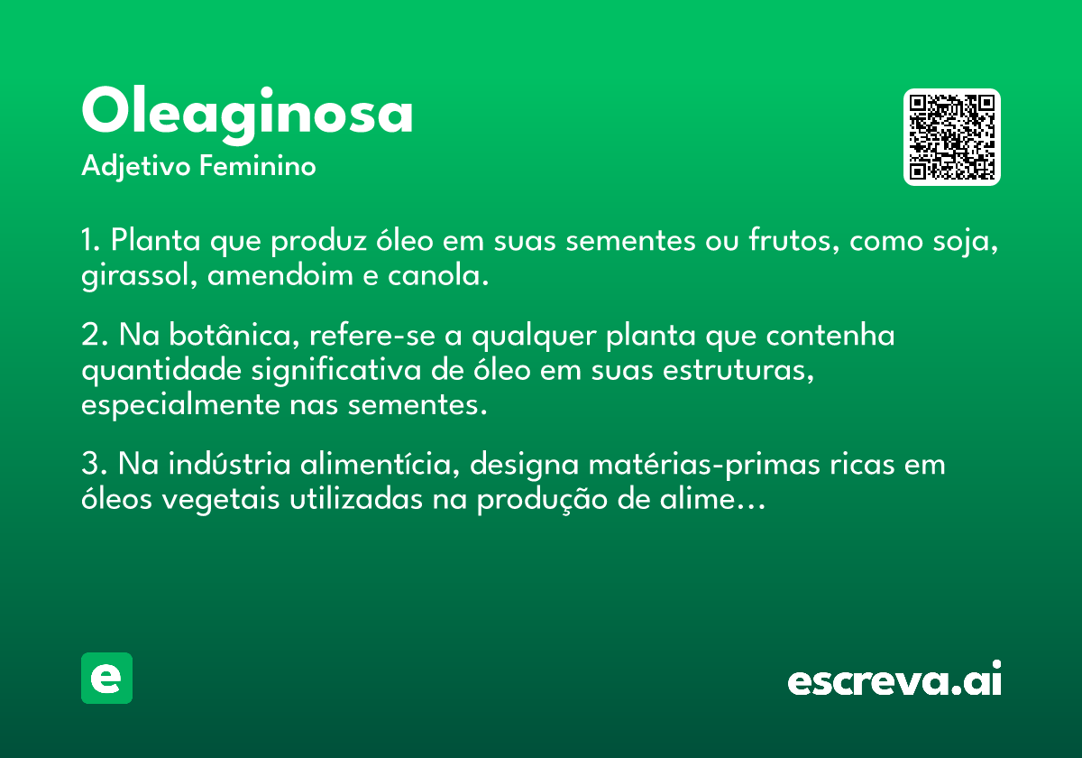 oleaginosa
