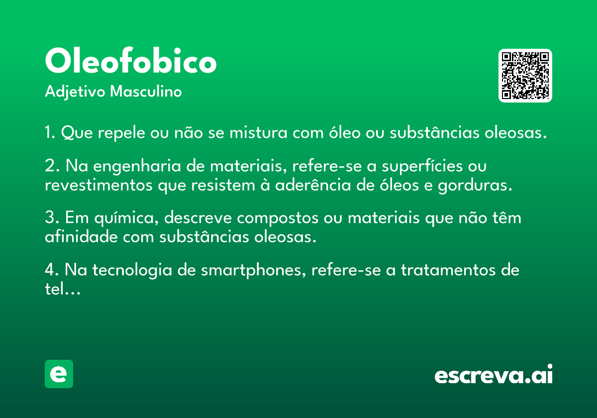 oleofobico
