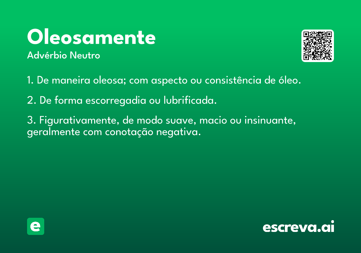 oleosamente