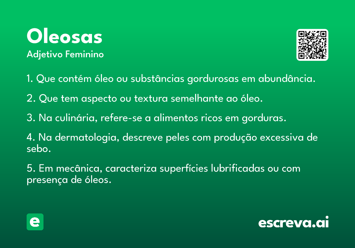 oleosas