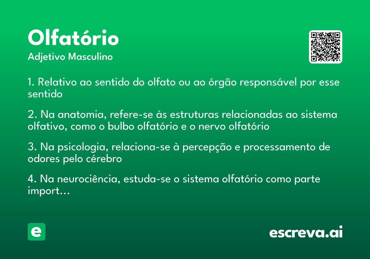 olfatório