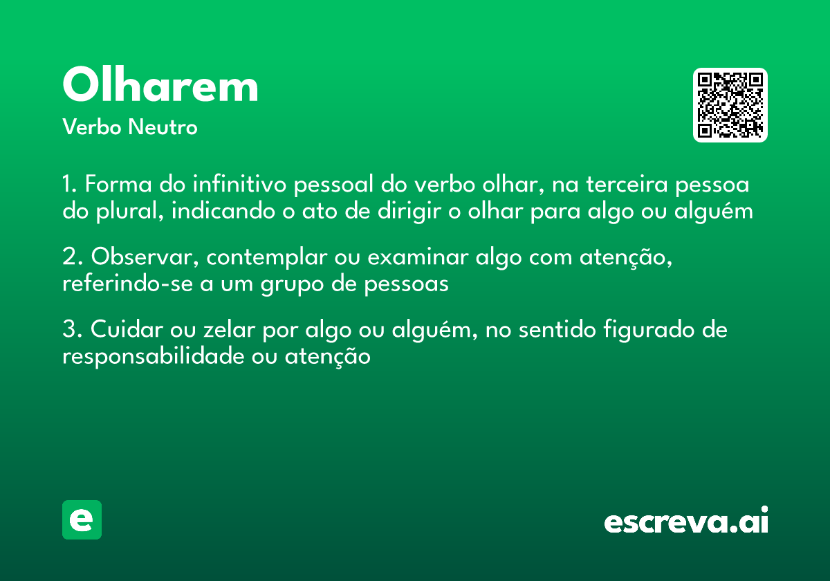 olharem