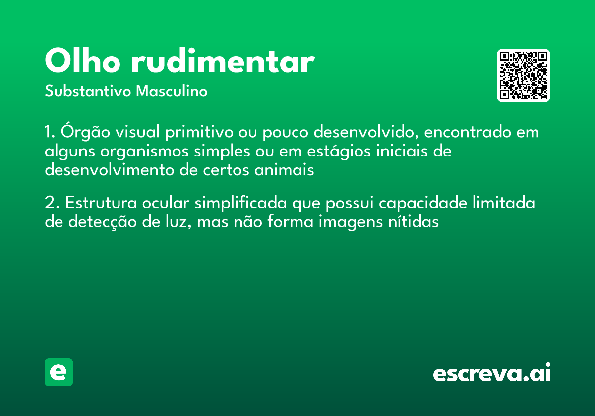 olho rudimentar