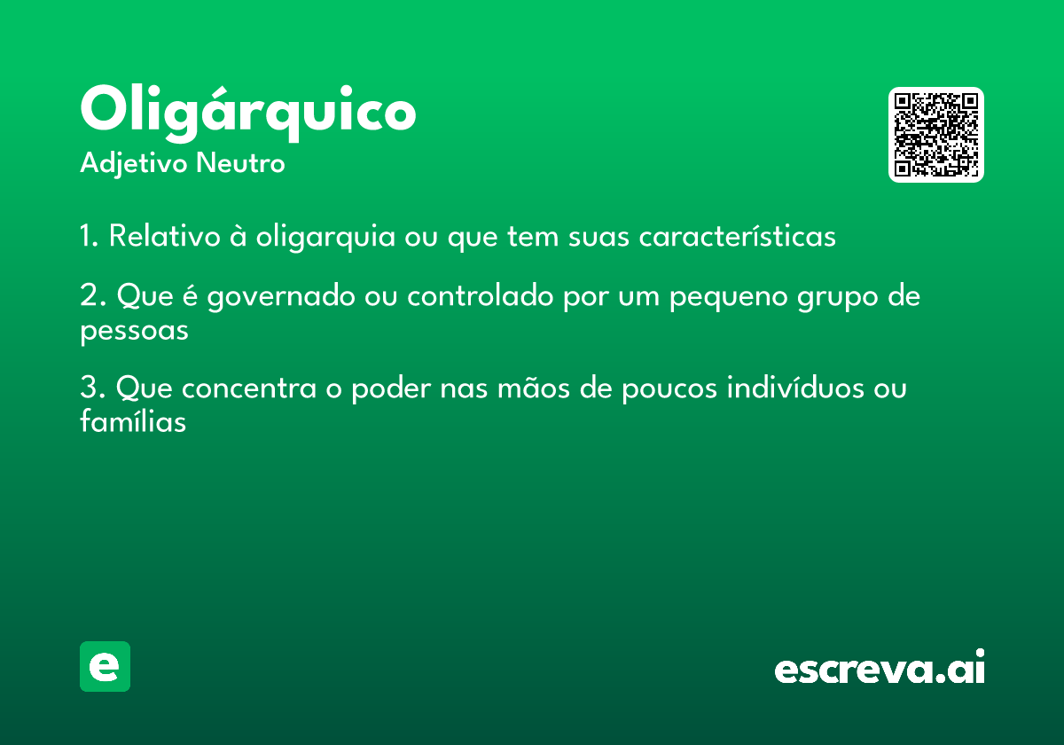 oligárquico