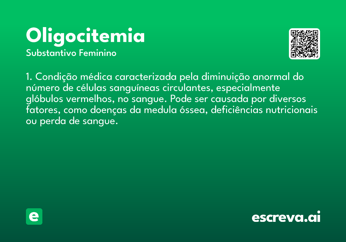 oligocitemia