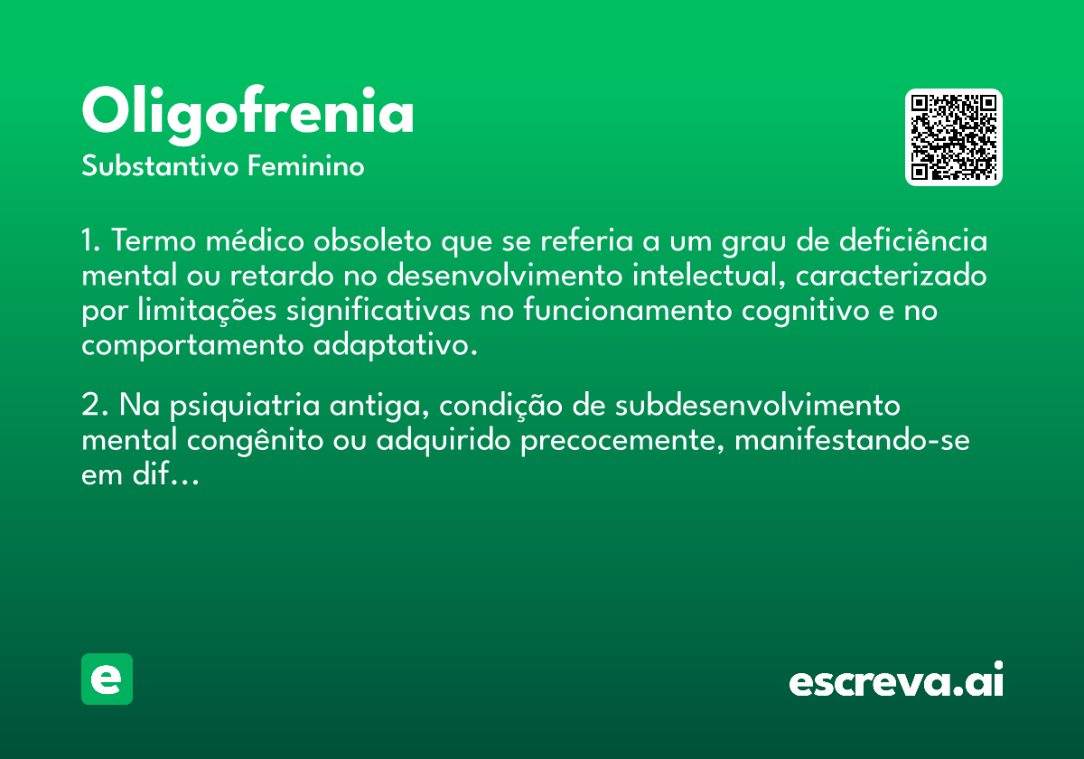 oligofrenia