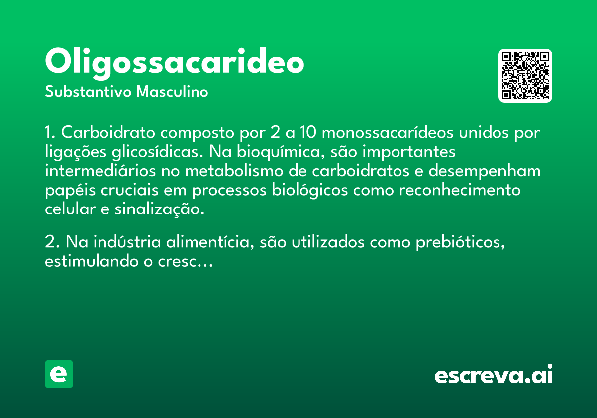 oligossacarideo