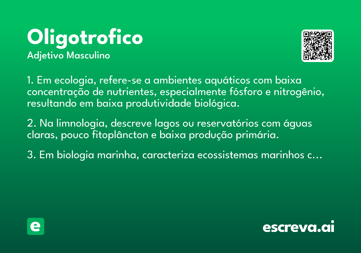 oligotrofico