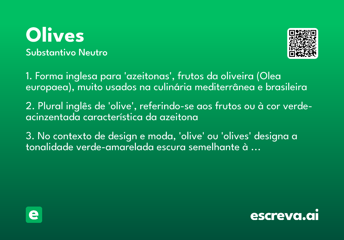 olives
