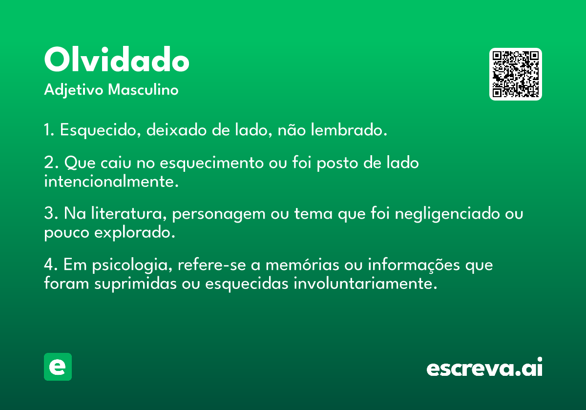 olvidado