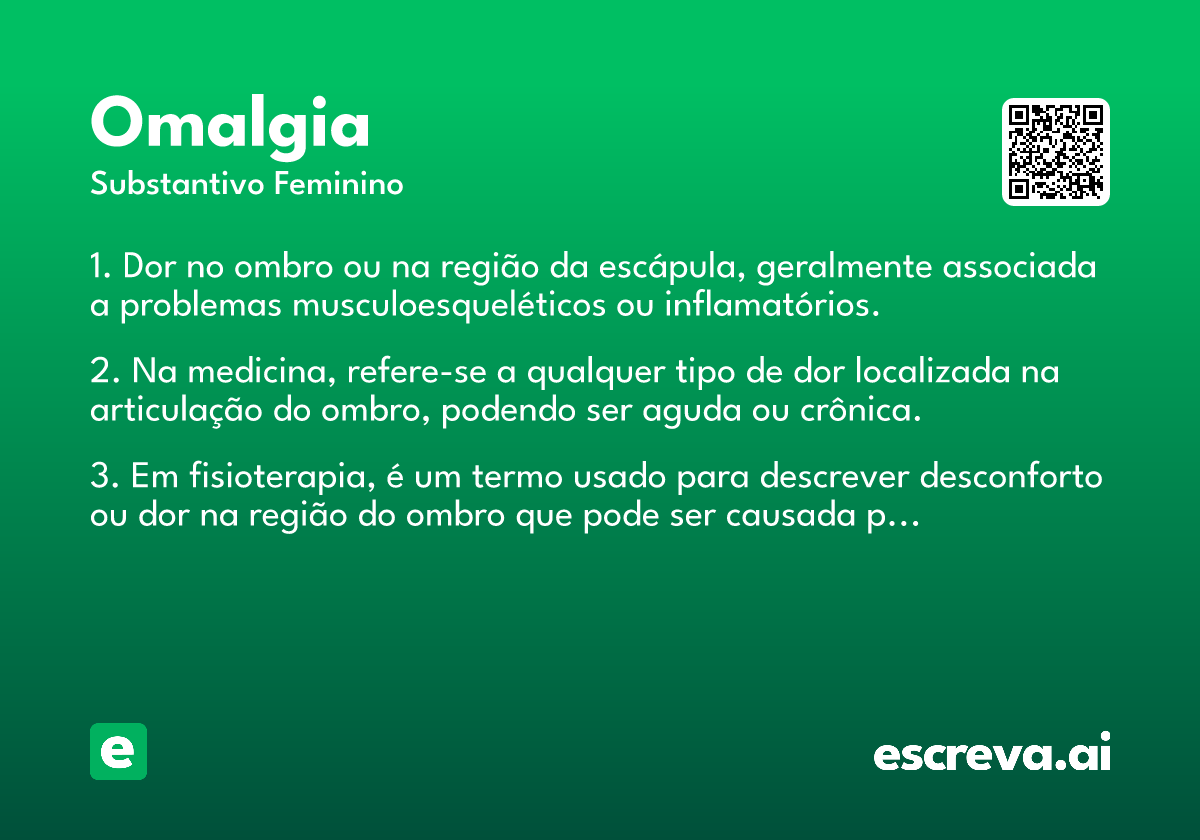 omalgia