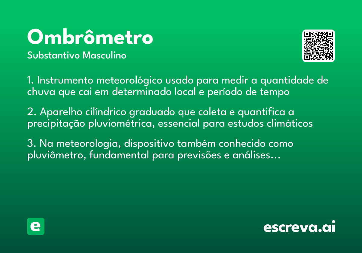 ombrômetro