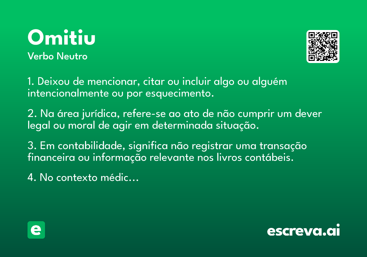 omitiu