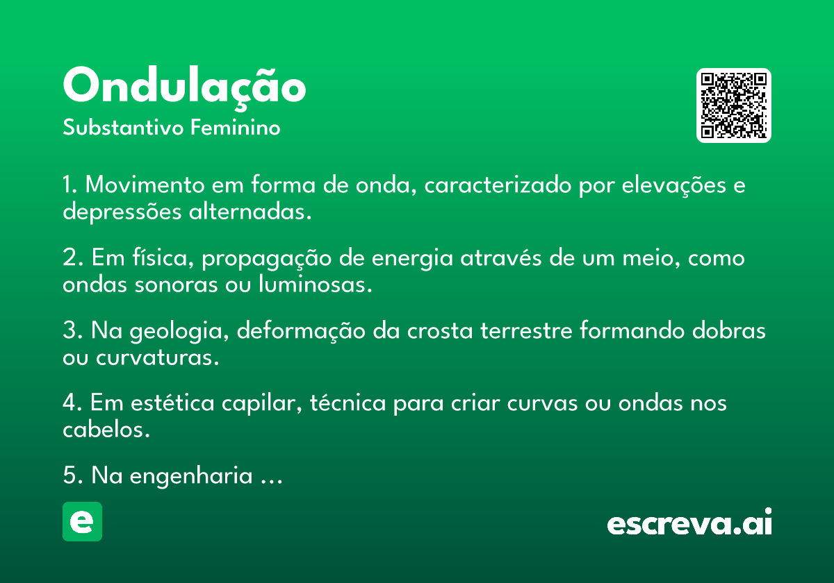 ondulação